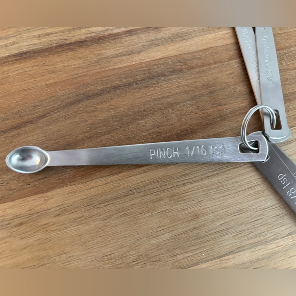 New Star Foodservice Stainless Steel Mini Measuring Spoons Set - Picture 6 of 9